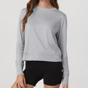 Vuori Daydream Crew Light Gray Size small